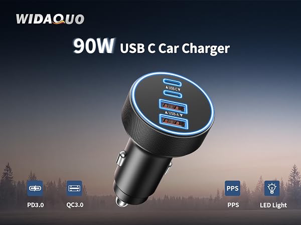 fast charger usb c car