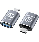GRAUGEAR USB C to USB Adapter Pack of 2, 10Gbps Data Transfer, USB C Male to USB A Female Adapter...