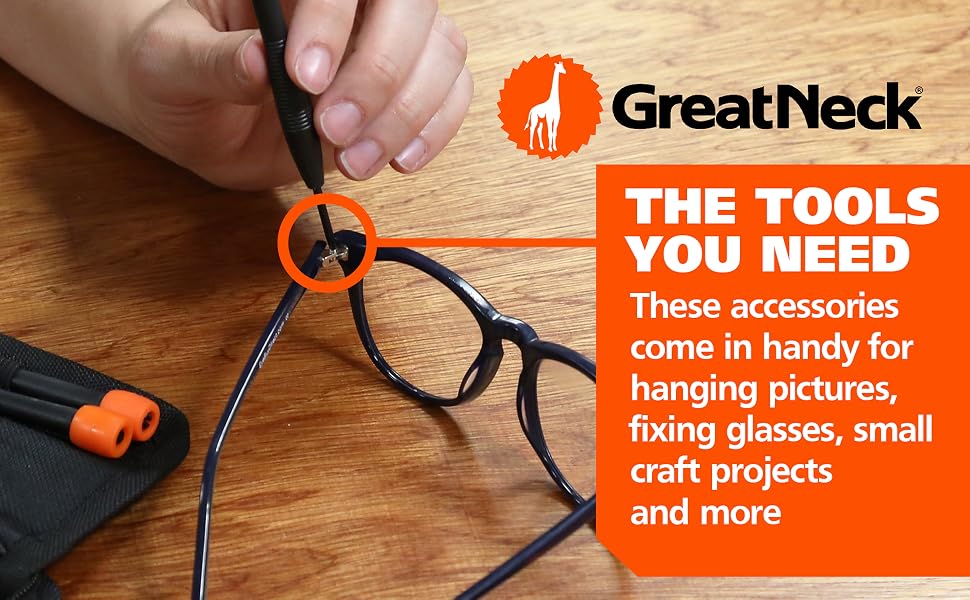 the tools you need to execute minor home repairs and maintenance. with tri-fold zip case