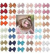 CÉLLOT Hair Clips for Girls - 42PCS Fully Lined Hair Bows Alligator Clips for Toddlers, Infants, ...