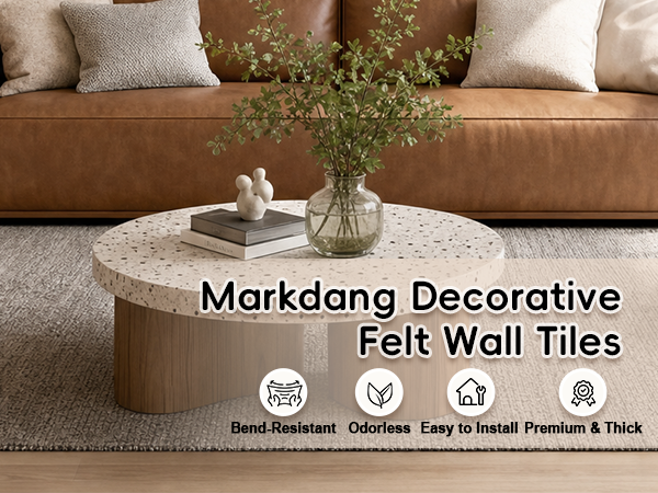 Markdang Decorative Felt Wall Tiles