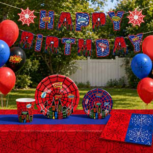 spider party supplies