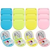 Mini Travel Sewing Kit, Portable Travel Sewing Box Kit Small Emergency Sewing Tool with Threads S...