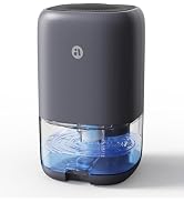 Dehumidifier, 35 OZ Small Dehumidifiers for Bedroom for Home, Quiet with Auto Shut Off, Dehumidif...