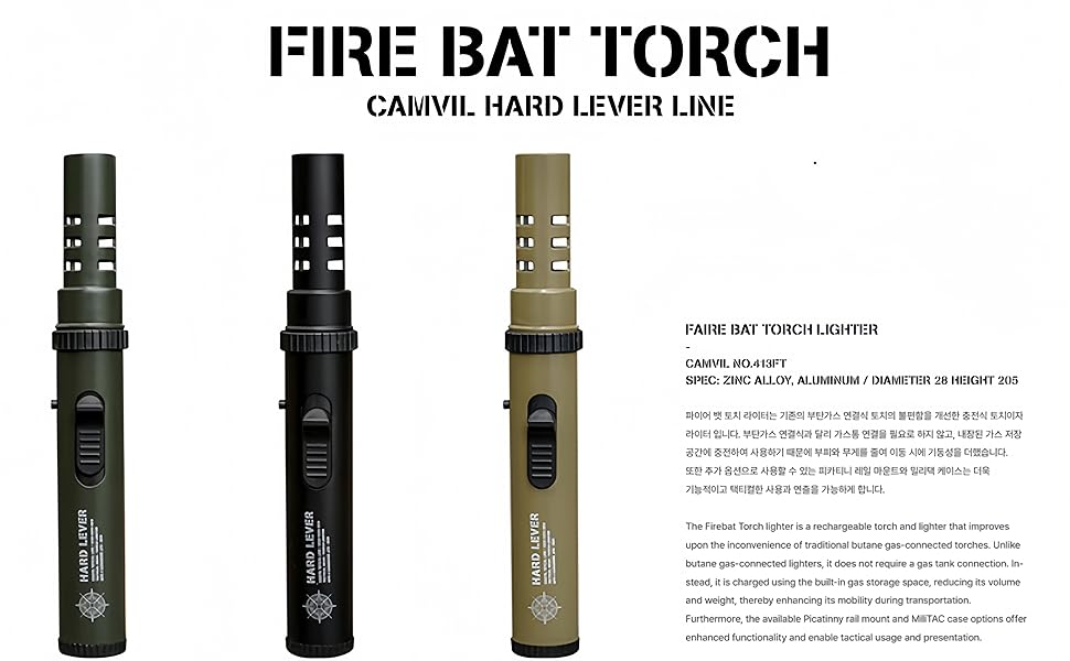 CAMVIL butane torch lighter