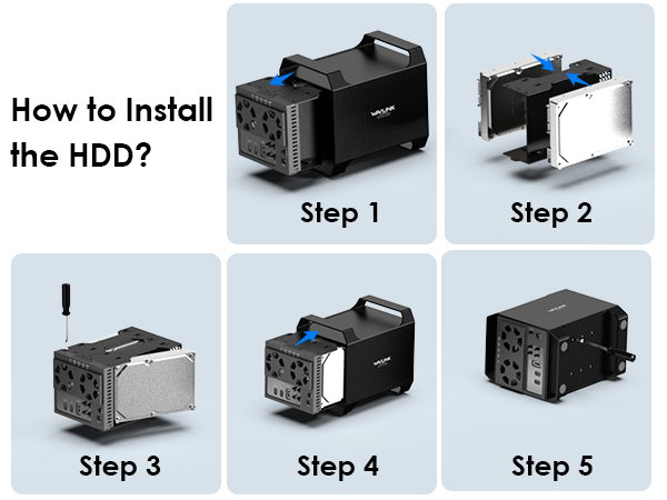 HDD Installation Steps
