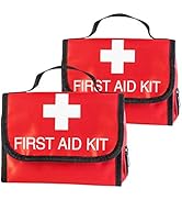 AOUTACC Nylon First Aid Empty Kit,Compact and Lightweight First Aid Bag for Emergency at Home, Of...