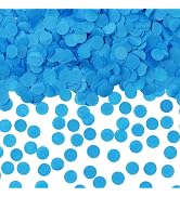 0.5LBS Gender Reveal Confetti Baby Shower Decoration Pink Blue Round Table Paper Confetti for Gen...