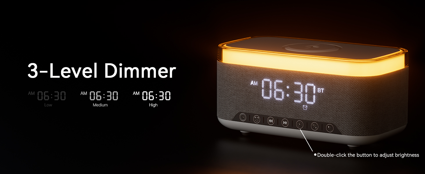 Bluetooth Speaker Alarm Clock
