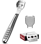 BALUCA Callus Shaver Remover with 10 Replacement Blades – Stainless Steel Comfort Grip Foot Corn ...