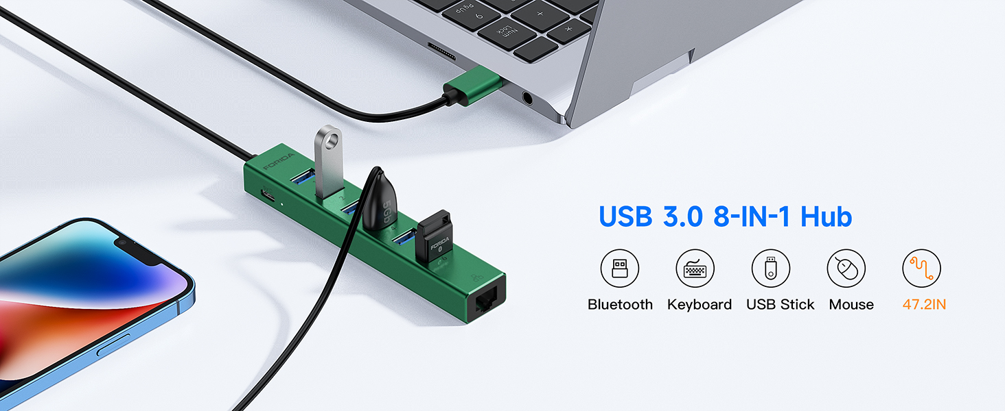 USB to Network Hub for laptops