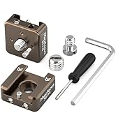 MINIFOCUS Cold Shoe Mount(2 Pack), 1/4"-20 Screw with Locating Pins Compatible for ARRI Standard ...