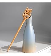 1Pc Handmade Ancient Chinese Japanese Wood Hair Sticks Chopsticks Wooden Vintage Retro Carved Lon...