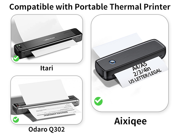 US Letter thermal paper