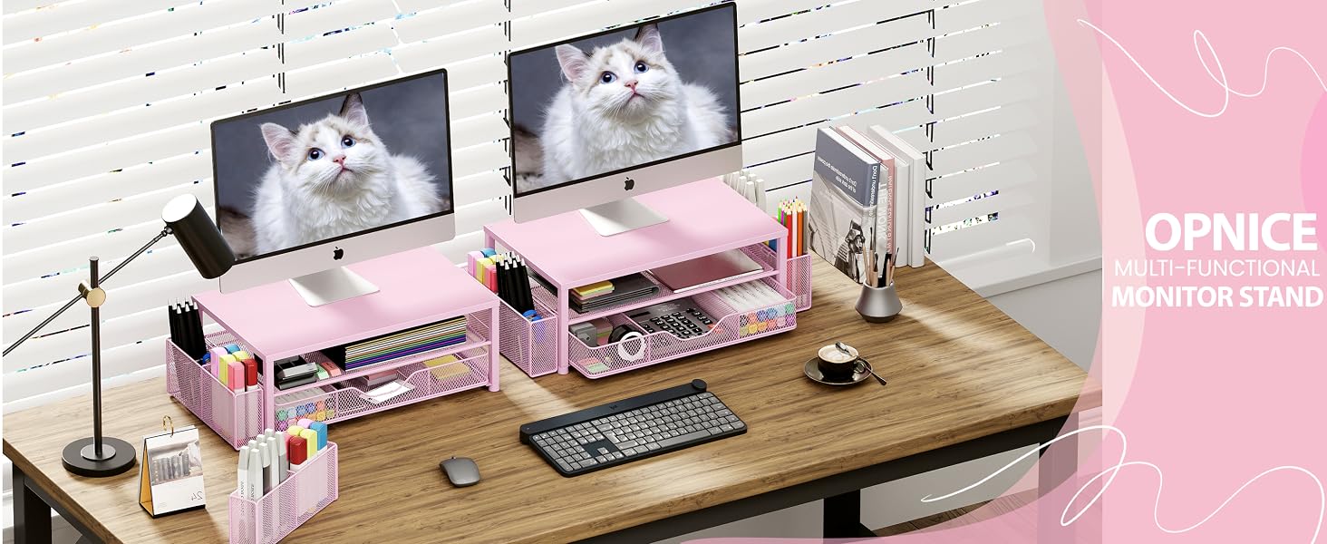 monitor stand for desk organizers and accessories computer stand riser office organization desktop