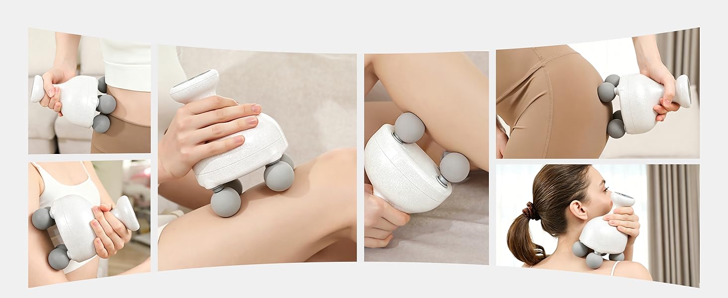 4-head massage gun