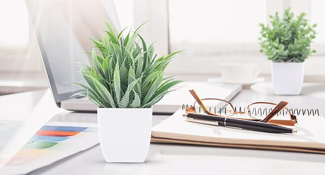 office plants?fake plant decor?small artificial plants?decorative plants?fake plants for bedroom