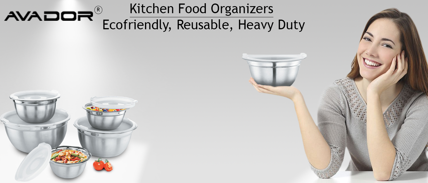 avador mixing bowl with lid