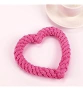 Pink Cute Dog/Cat Chew Toys, Dog Toys for Chewers, Heavy Duty Dental Dog Rope Toy for Dogs, Creat...