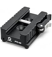 SOARSHOT PTC-65 Picatinny Arca Type Quick Release Plate, CNC Aluminum 2-in-1 Rail Clamp for Shoot...