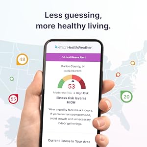 Kinsa alerts you to what's going around your area so you can take steps to avoid illness