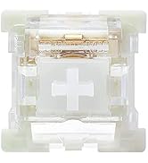 Granvela OUTEMU Silent White Switches 3 Pin Key switches Replacement Pack 20 - Linear & Quiet 45g...