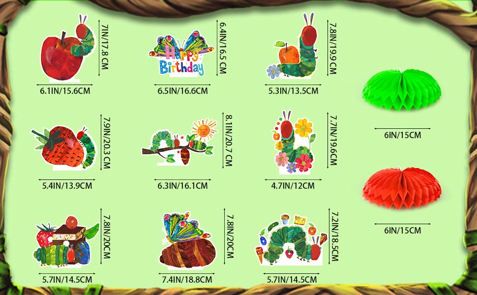 caterpillar party decorations