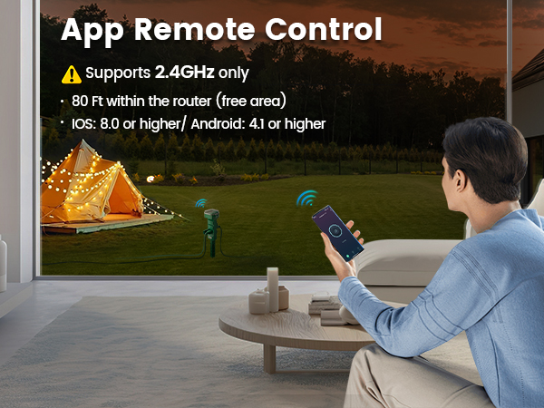 light timer outdoor weatherproof wifi