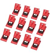 TOKCKYBL Circuit Breaker Lockout Device, 12 Pack - OSHA Compliant, Clamp-On Design for Single Pol...