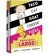 Taco Cat Goat Cheese Pizza Ridiculously Large Edition Wildly Entertaining Oversized Card Game for...