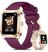 Smart Watch for Women, 1.6'' Bluetooth Call(Answer/Dial), Activity Fitness Tracker with Heart Rat...