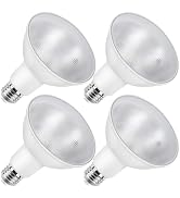 Zorykn LED PAR30 Outdoor Flood Light Bulbs,Dusk to Dawn LED Light Bulbs for Yard Patio Garage Por...