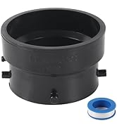 TonGass T1029-2 RV Sewer Termination Adapter - 3" Hub x 3" Bayonet, RV Sewer Hose Termination Ada...
