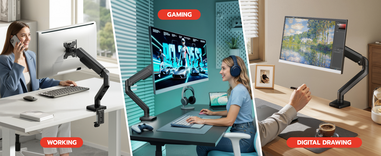 Monitor arm