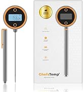 Pocket Pro 1-Second Instant Read Digital Meat Thermometer Rechargeable for Grilling, Food, BBQ, K...