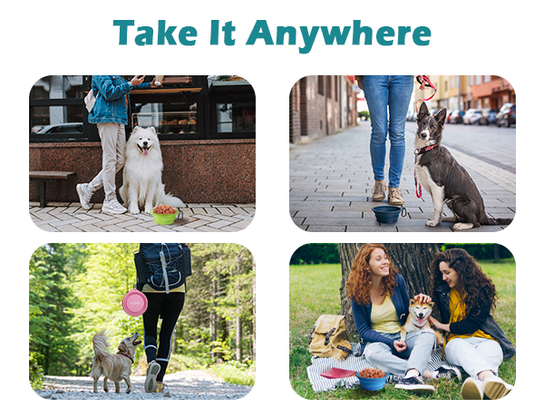 foldable dog bowls