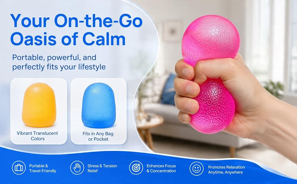 Giant Sensory Ball,Squishy Stress Ball Sensory Aid for Adults & Office Workers Anxiety Relief