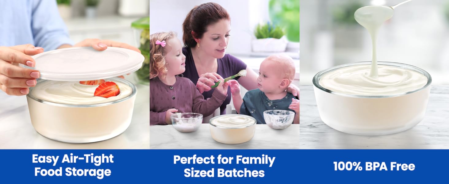 easy air tight food storage perfect for family sized batches 100% bpa free