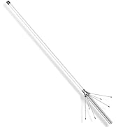 FMUSER UV100 Dual Band Base Antenna,41 Inch 144/430MHz Fiberglass Ham Radio Antenna for Ham Radio...