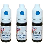 Firefly Fuels Lamp Oil Dye – Blue Color Drops for Paraffin or Tiki Torch Fuel - Custom-Colored La...
