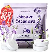 Shower Steamers Aromatherapy - Birthday Gifts for Women, Mother's Day Gifts for Her, 16 Pack Lave...
