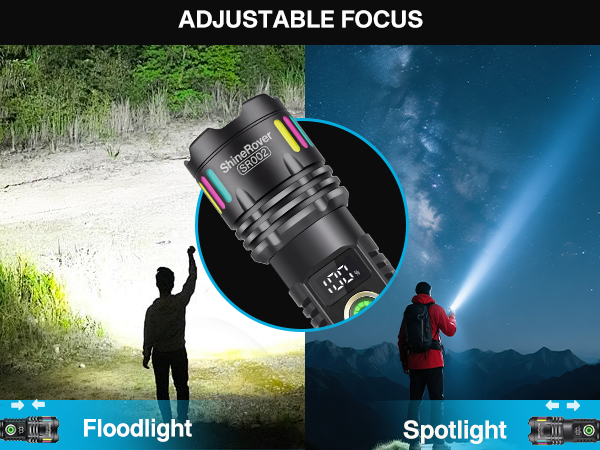Adjustable Zoomable Powerful Flashlights