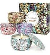 Scented Candles Gifts for Women 4 Pack Aromatherapy Candle Up to 90 Hours Home Scented Candles Se...