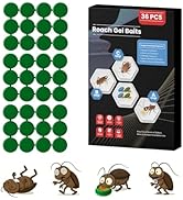 36 Pack Roach Killer Indoor Infestation Roaches Gel Bait Stations, Powerful Cockroach Killer Indo...