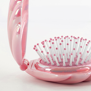 compact brush for purse pocket brush for women mini pink brushmini hairbrush travel size hair brush