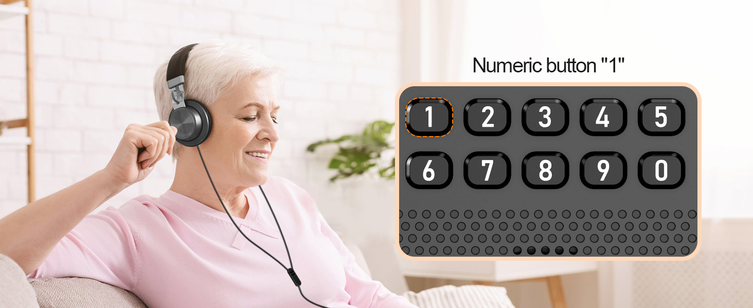 numberic keypad, easy to operate