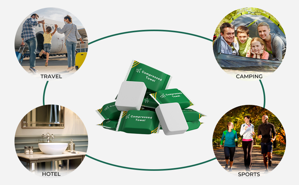 Disposable Compressed Towel Tablets