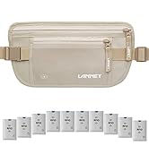 Money Belt for Travel Women and Men Slim Hidden Travel Wallet with RFID Blocking