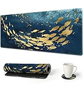 Large Gaming Mouse Pad Van Gogh, ArtSo Extended Stitched Edges Keyboard Mat Desk Mousepad Writing...