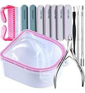 FANDAMEI Gel Nail Polish Remover Kit, Nail Soaking Bowl, Nail Soak Off Bowl, Nail Soaking Bowl Fo...